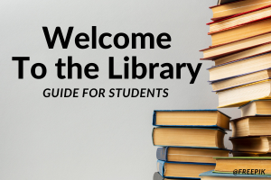 New Students: welcome to the Library
