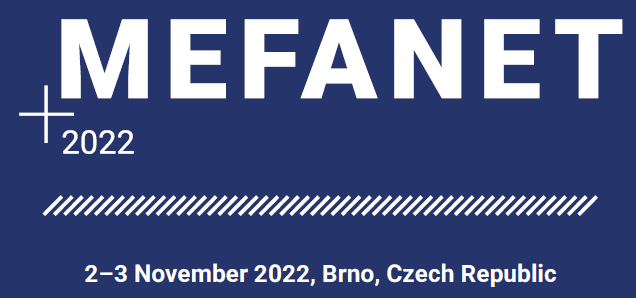 Pozvánka na konferenci MEFANET 2022