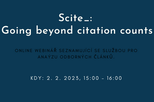 Webinář – Scite_:  Going beyond citation counts