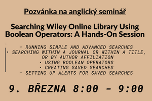Searching Wiley Online Library Using Boolean Operators: A Hands-On Session