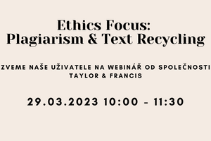 Ethics Focus: Plagiarism & Text Recycling