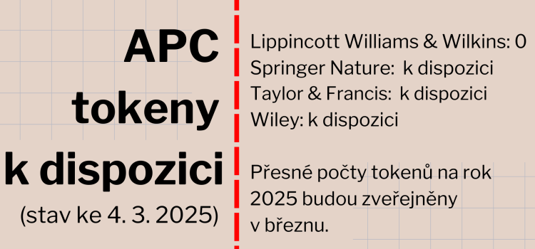 APC tokeny k dispozici (stav k 4.3.2025)